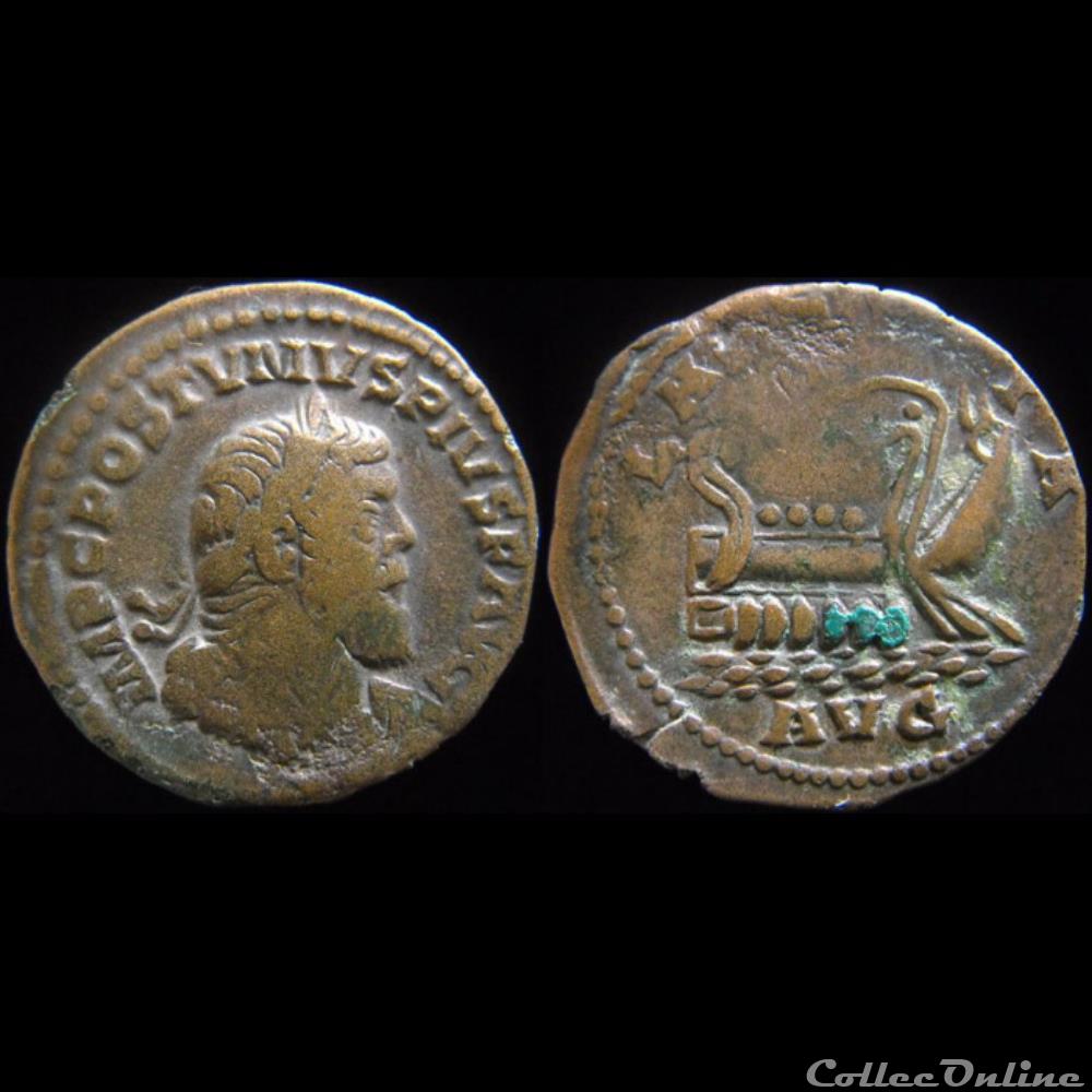 Postume - LAETITIA AVG monnaies antiques romaines imperiales republicaines postume laetitia avg