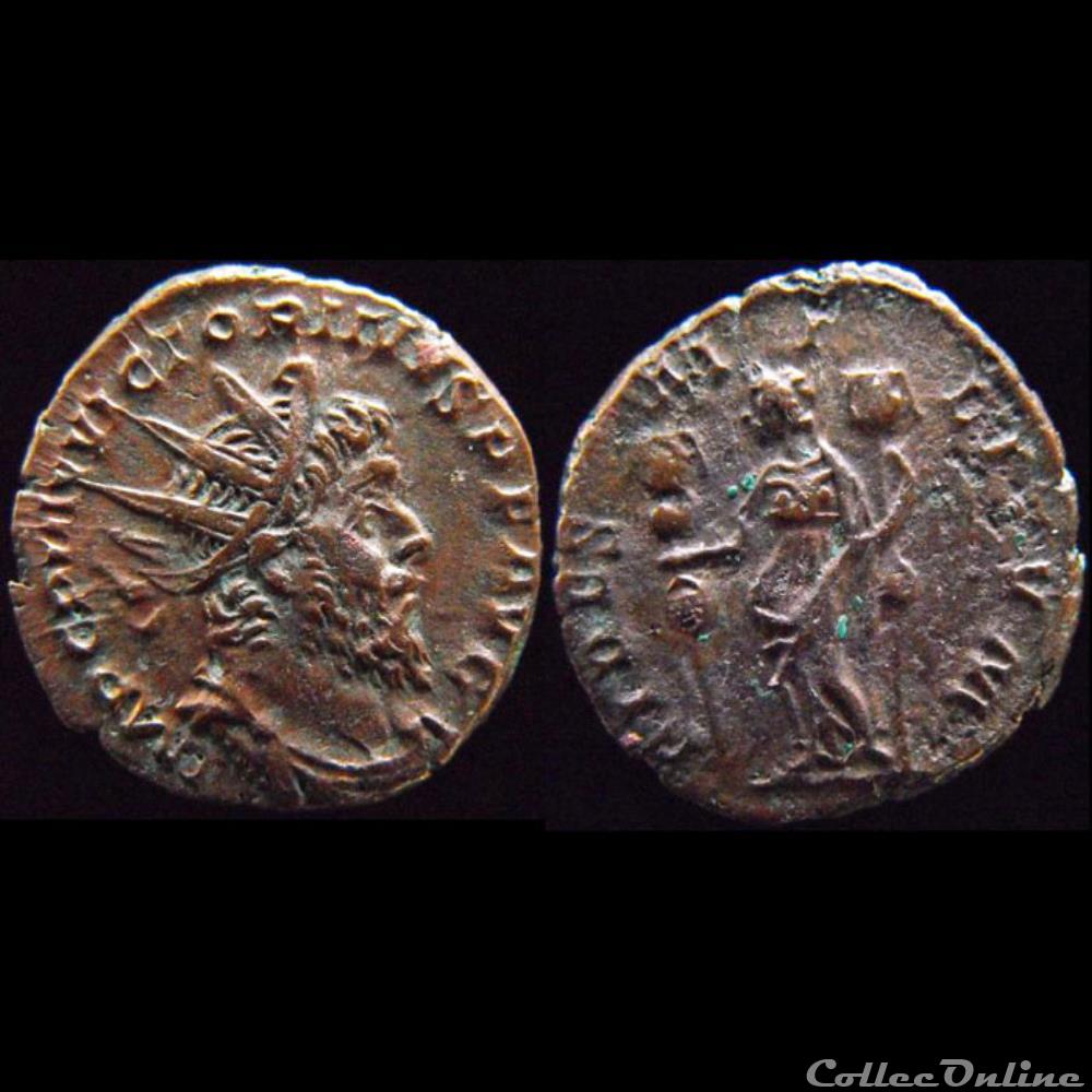 Trèves - 2e Emission - (fin 269) - FIDES MILITVM monnaie antique romaine treves 2e emission fin 269 fides militvm