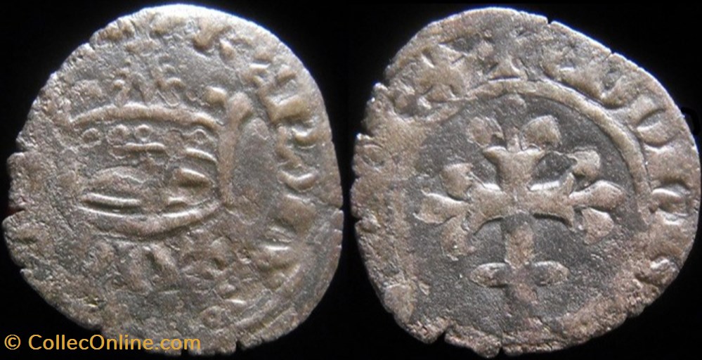 Charles de Blois (1319-1364) monnaies france feodales charles de blois 1319 1364