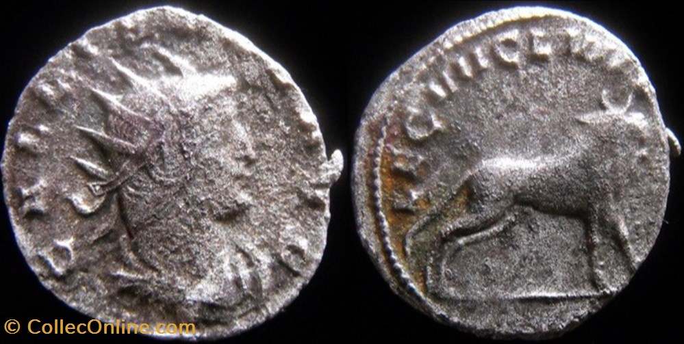 Gallien - LEG VII CL VII P VII F monnaies antiques romaines republicaines imperiales gallien leg vii cl vii p vii f