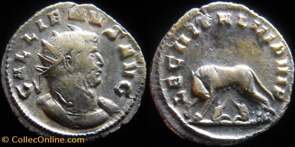 Gallien - LEG II ITAL VI P VI F monnaies antiques romaines republicaines imperiales gallien leg ii ital vi p vi f