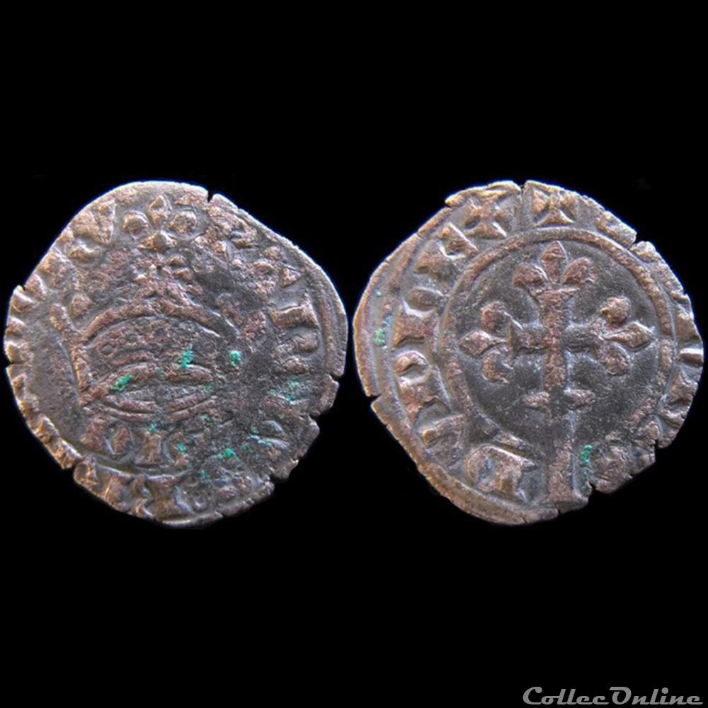 Charles de Blois (1319-1364) monnaie france feodale charles de blois 1319 1364