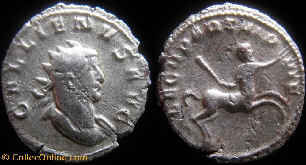 Gallien - LEG II PART VI P VI F monnaies antiques romaines republicaines imperiales gallien leg ii part vi p vi f