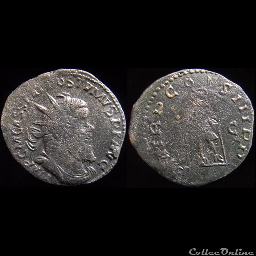 Postume - P M TR P COS III P P - SC monnaies antiques a romaines imperiales et republicaines postume p m tr p cos iii p p sc
