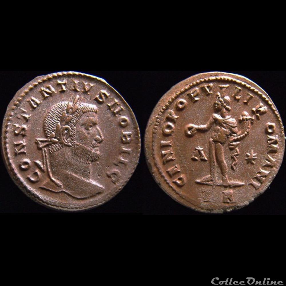monnaie antique romaine constance ier chlore