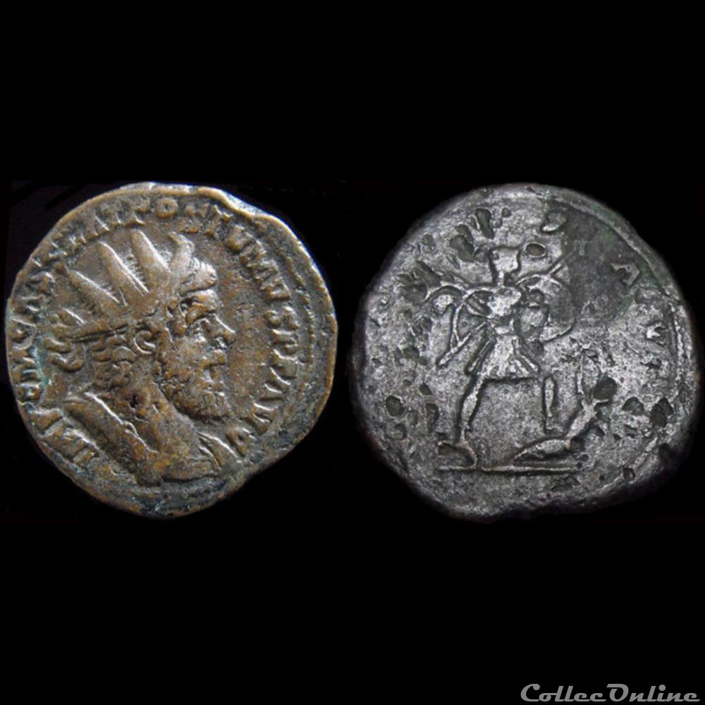 monnaies antiques romaines imperiales et republicaines postume virtvs avg