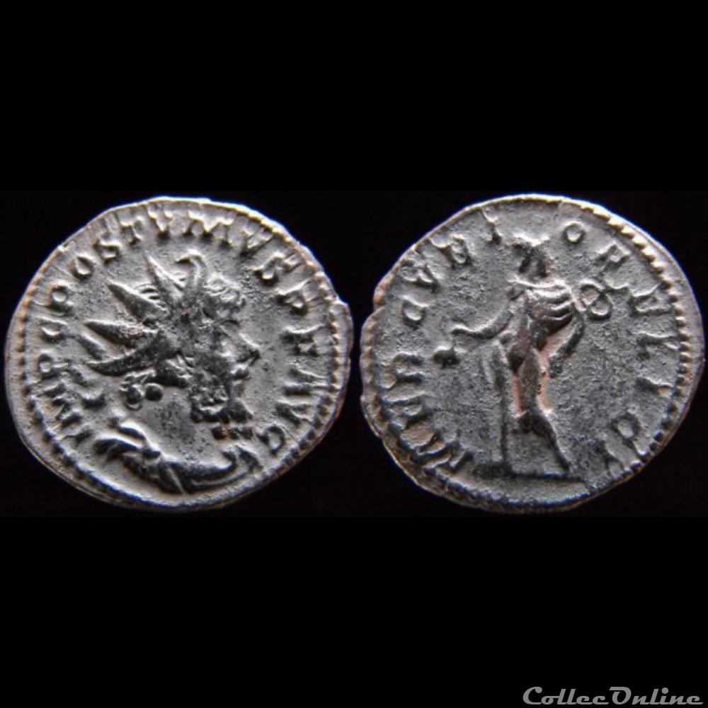 monnaies antiques a romaines imperiales et republicaines postume mercvrio felici