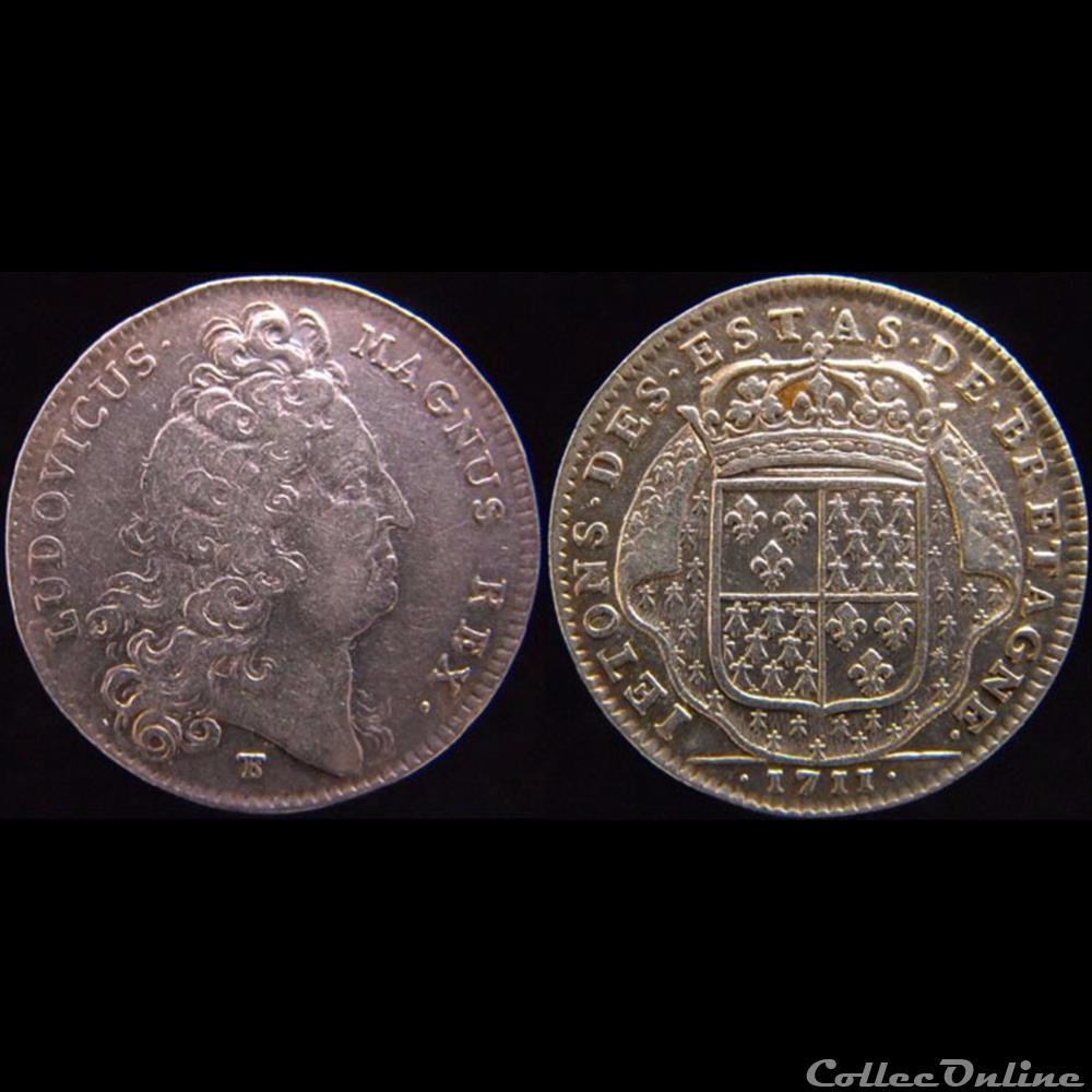 monnaie jeton mereaux france 1711 etats de dinan