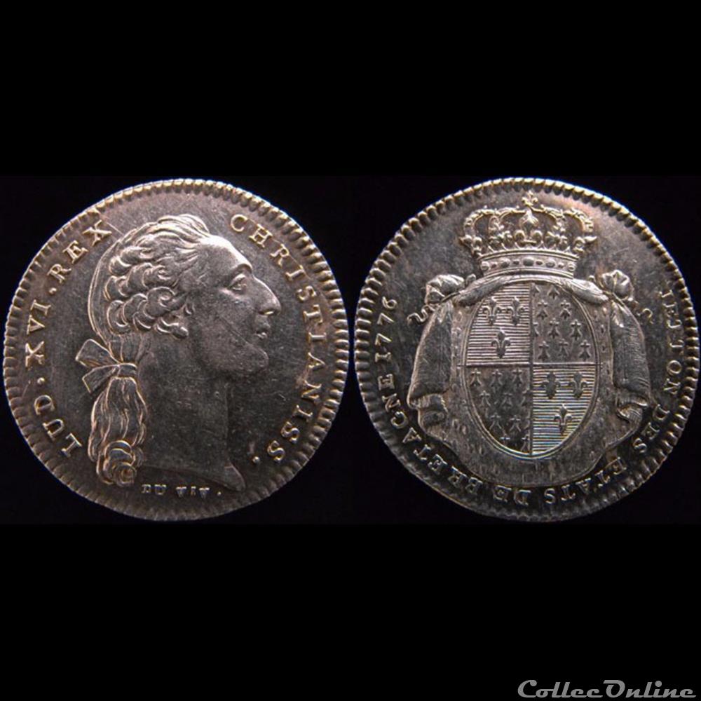 1776 - États de Rennes monnaie jeton mereaux france 1776 etats de rennes