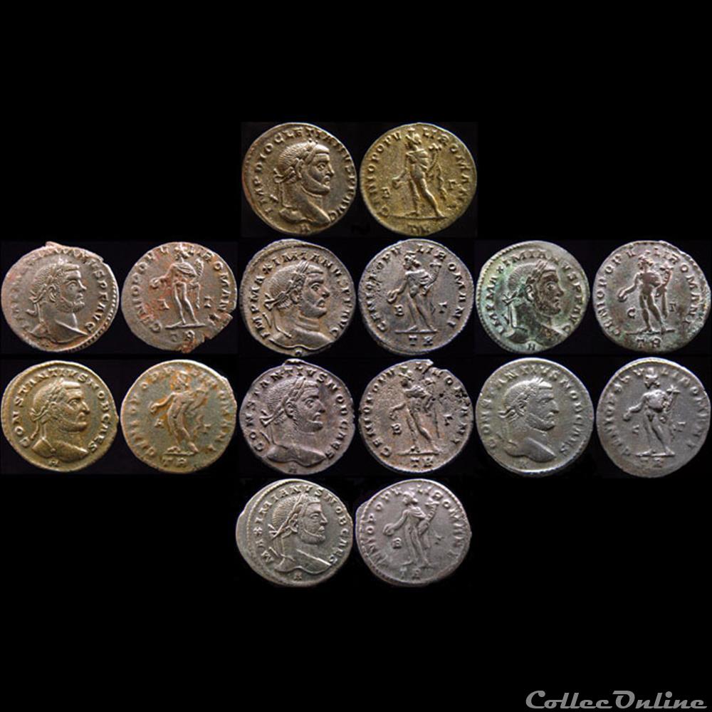 La série des follis au H monnaie antique romaine la serie des follis au h