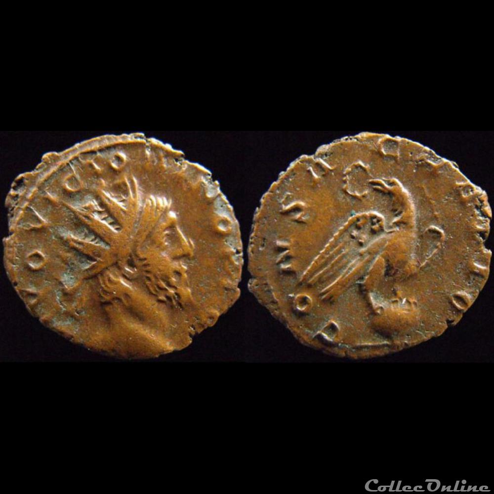 Cologne - consécration de Victorin par Tetricus Ier - (fin 271) - CONSACRATIO monnaie antique romaine cologne consecration de victorin par tetricus ier fin 271 consacratio