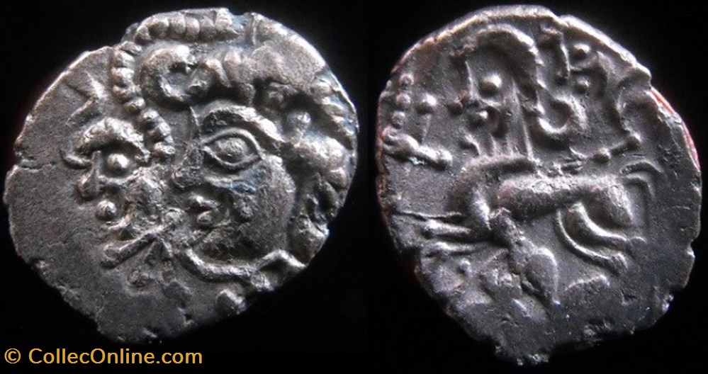 Non attribué - Osismes / Vénètes 5 monnaies antiques celtes non attribue osismes venetes