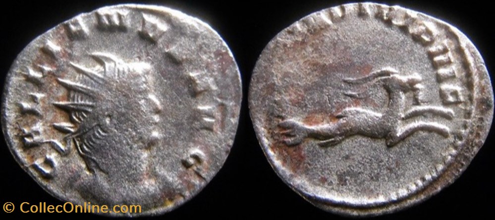 monnaies antiques romaines imperiales et republicaines gallien leg i adi vi p vi f