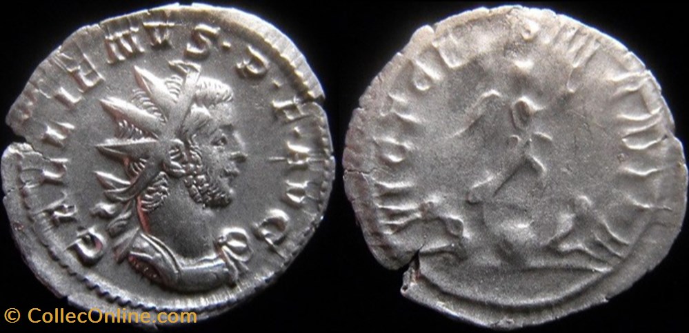 Gallien - VICT GERMANICA c monnaies antiquite av jc ap romaines republicaines imperiales gallien vict germanica c