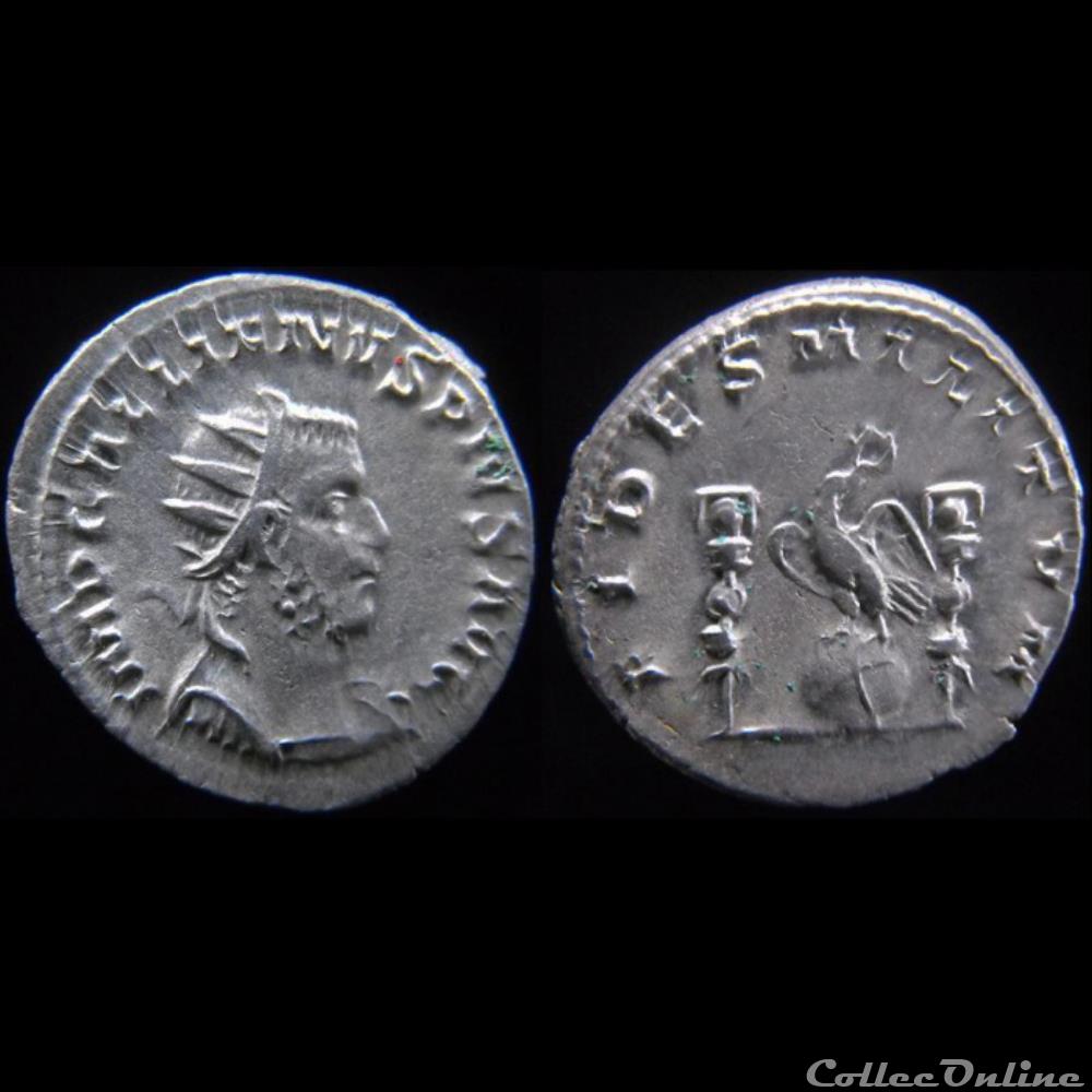 Gallien - FIDES MILITVM monnaie antique romaine gallien fides militvm