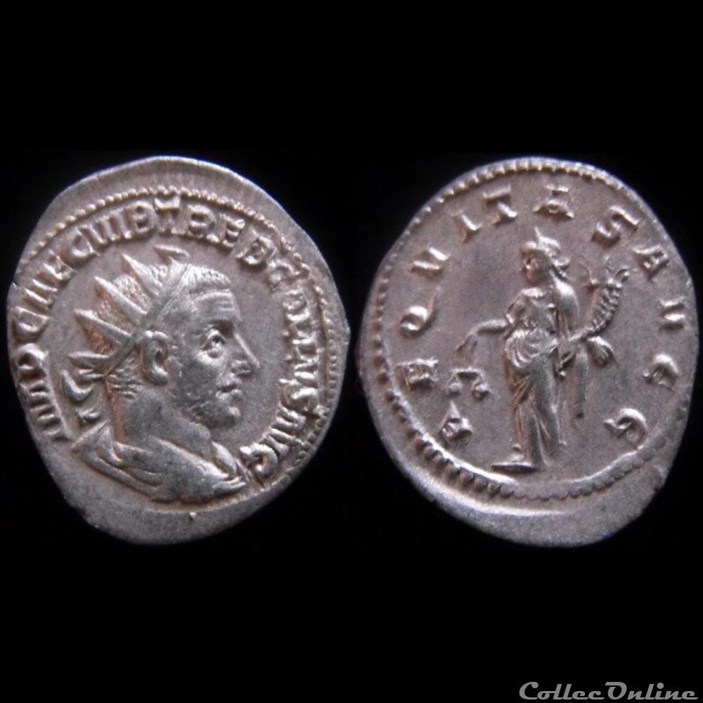 RIC 00 - Rome - Trebonien Galle - Aeqvitas avgg monnaies antiquite jc ap romaines republicaines imperiales ric 00 rome trebonien galle aeqvitas avgg