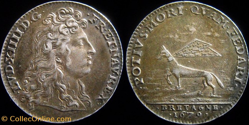 1679 - États de Vitré monnaies paranumismatique jetons poids 1679 etats de vitre