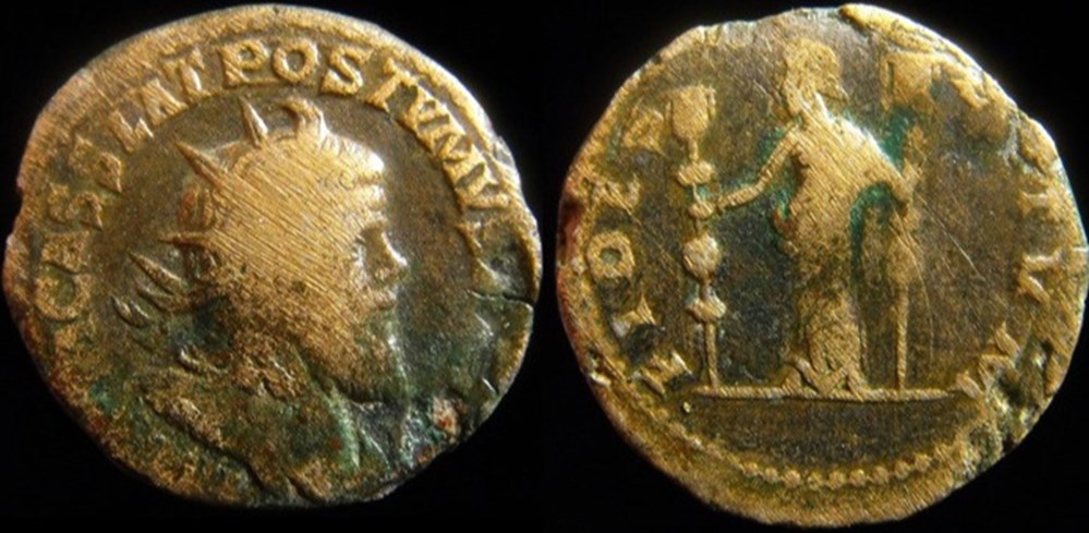 monnaies antiques a romaines imperiales et republicaines postume fides militvm