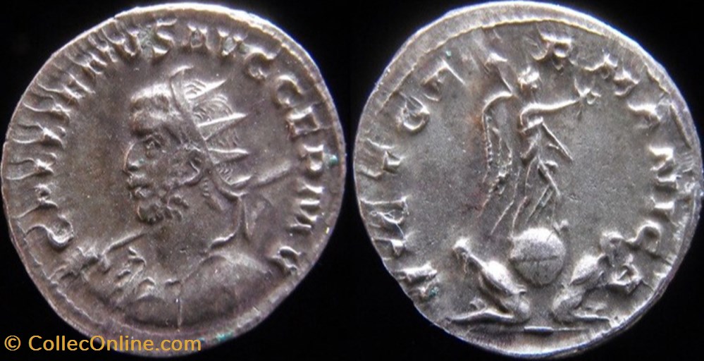 monnaie antique av jc ap romaine republicaine imperiale gallien vict germanica c