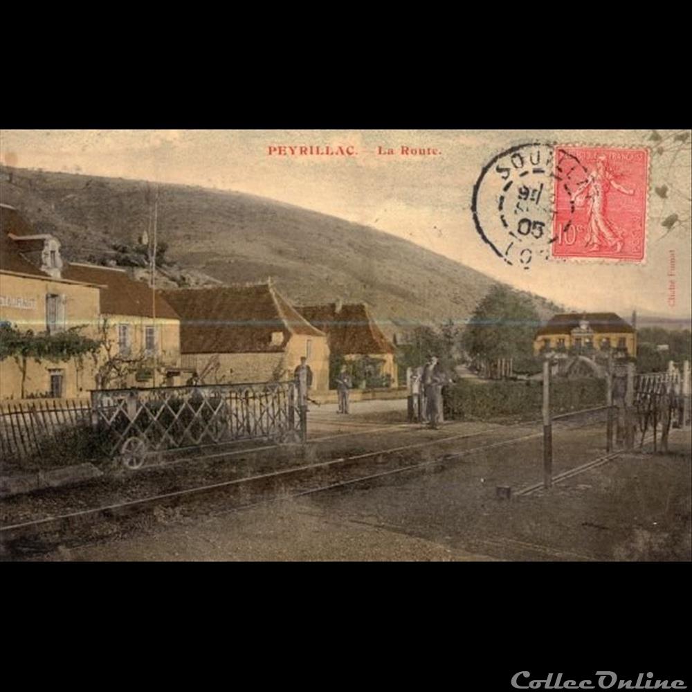 carte postale france aquitaine peyrillac la route