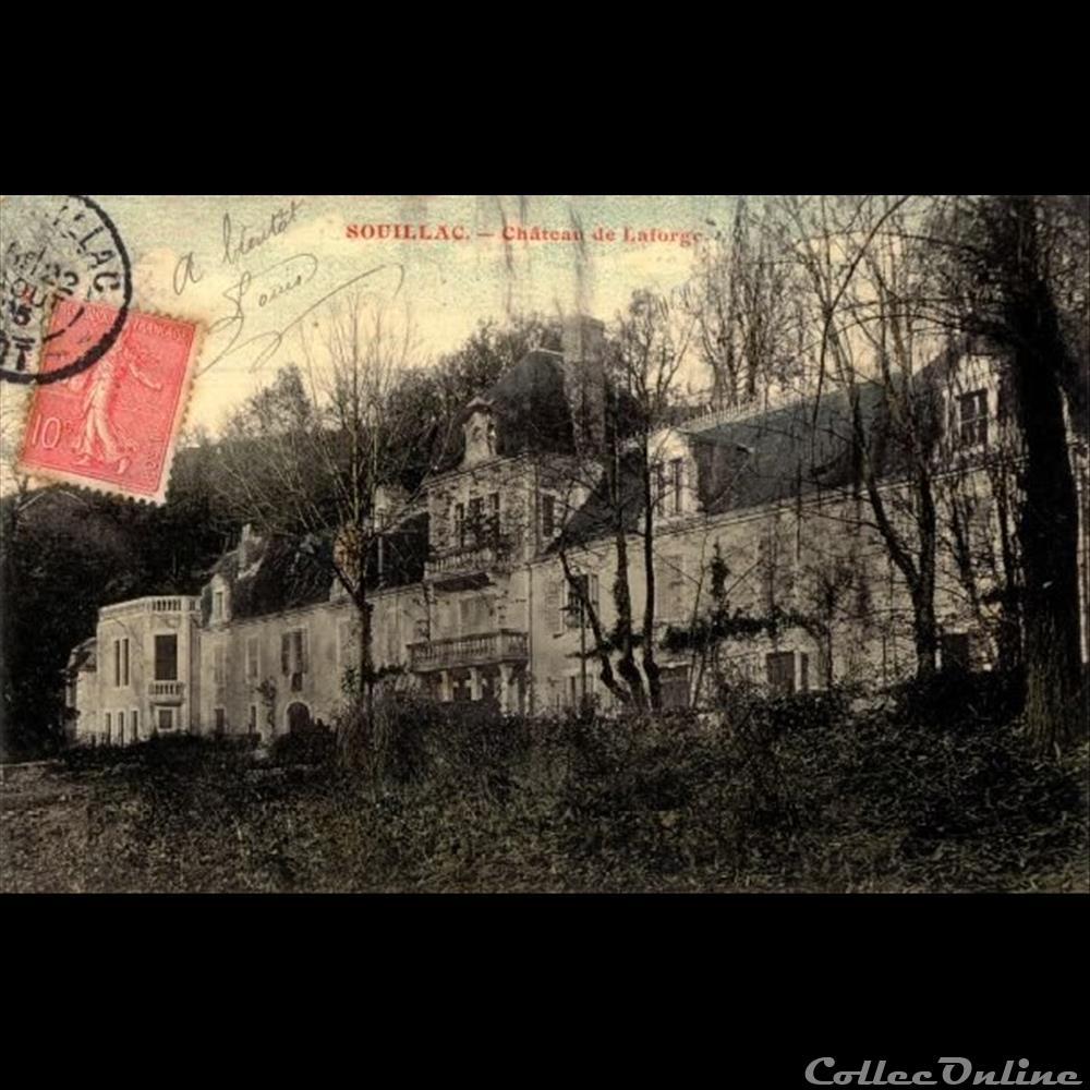 Souillac - Château de Laforge - Postcards - Europe - France - Midi-Pyrenees