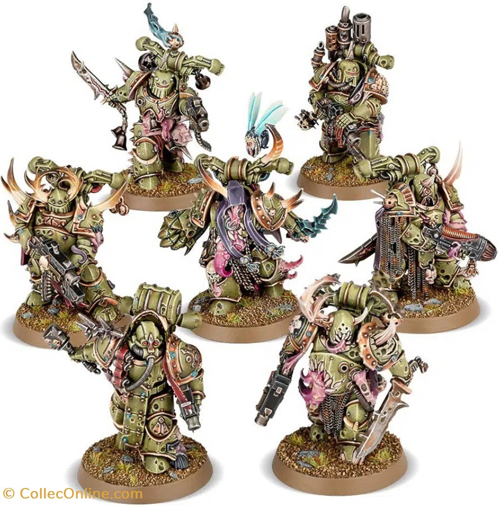 Death Guard Plague Marines figurines death guard plague marines
