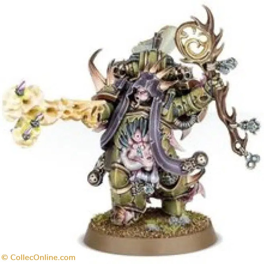Death Guard Malignant Plaguecaster figurines death guard malignant plaguecaster