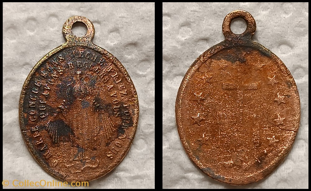 bijoux horlogerie divers 015 la medaille miraculeuse qui a sauve la planete