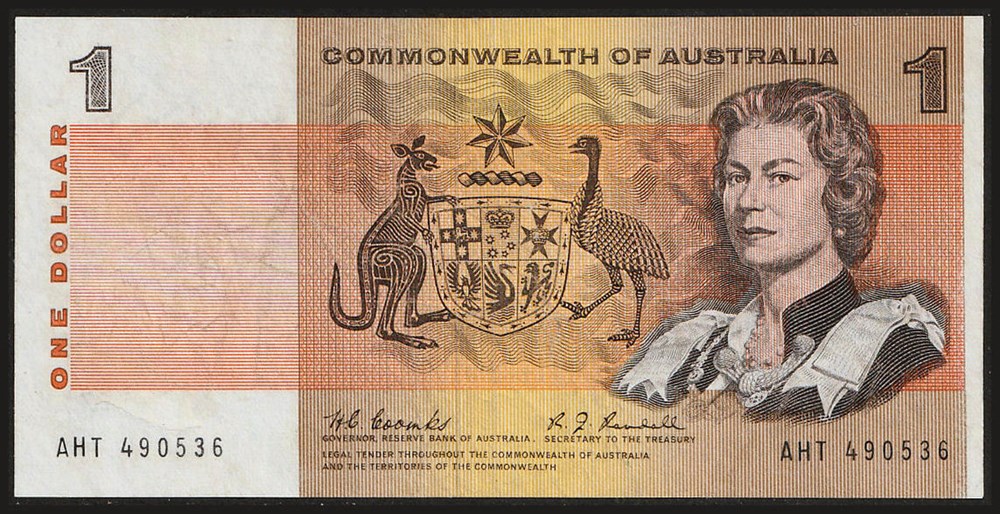 AUS-37b_1D_AHT490536_R billets oceanie australie aus 37b 1d aht490536 r