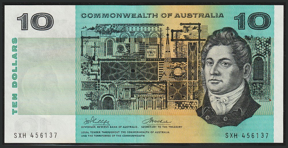 AUS-40d_10D_SXH 456137_R billets oceanie australie aus 40d 10d sxh 456137 r