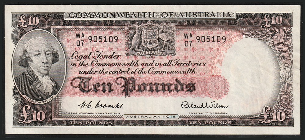 AUS-32_10P_WA07 905109_R billets oceanie australie aus 32 10p wa07 905109 r