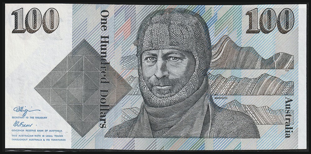 AUS-48a_100D_ZGX 032770_R billets oceanie australie aus 48a 100d zgx 032770 r