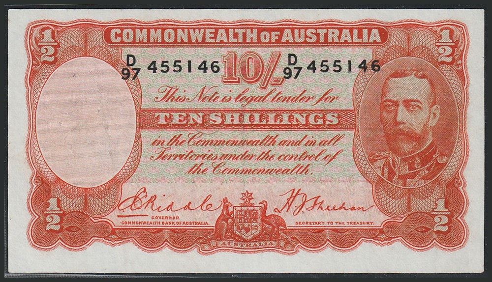 AUS-21_10S_D97 455146_R billets oceanie australie aus 21 10s d97 455146 r