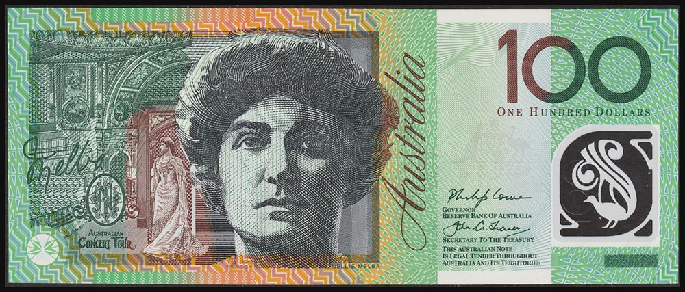 AUS-61f_100D_CA17383863_R billets oceanie australie aus 61f 100d ca17383863 r
