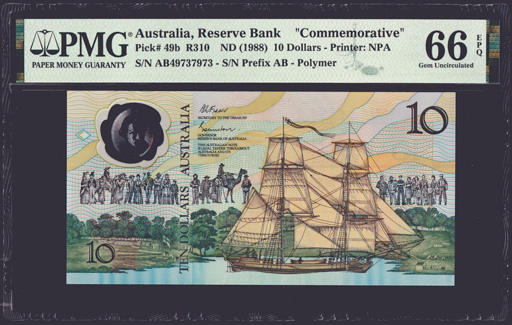 billets oceanie australie aus 49b 10d ab49737973 pmg66 r