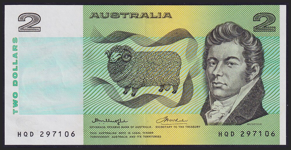 AUS-43b2_2D_HQD 297106_R billets oceanie australie aus 43b2 2d hqd 297106 r