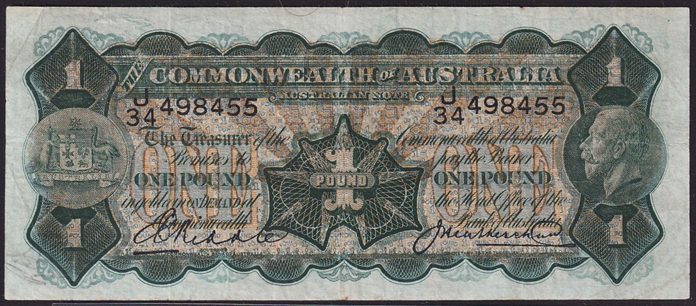 AUS-16c1_1P_J34 498455_R billets oceanie australie aus 16c1 1p j34 498455 r