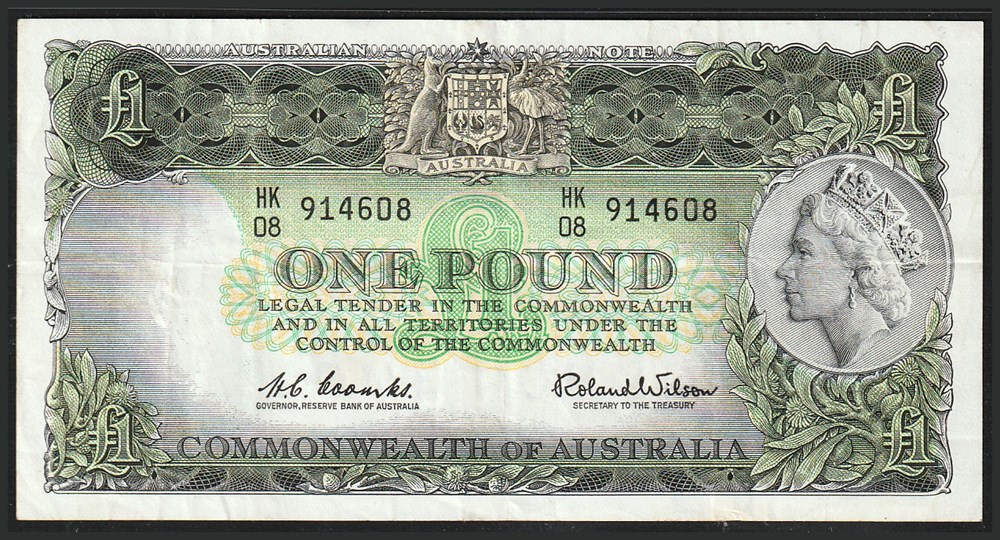 AUS-34a_1P_HK08 914608_R billets oceanie australie aus 34a 1p hk08 914608 r