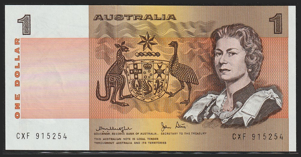 AUS-42c_1D_CXF 915253-54_R billets oceanie australie aus 42c 1d cxf 915253 54 r