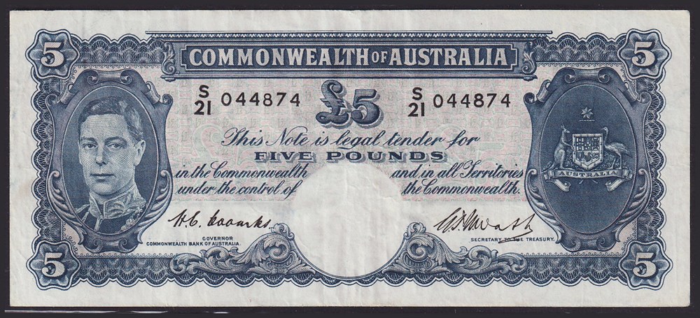 AUS-27c_5P_S21 044874_R billets oceanie australie aus 27c 5p s21 044874 r