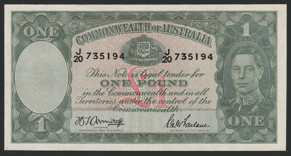 AUS-26b_1P_J20 735194_R billets oceanie australie aus 26b 1p j20 735194 r