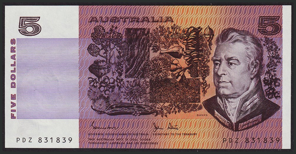billets oceanie australie aus 44d 5d pdz 831839 r