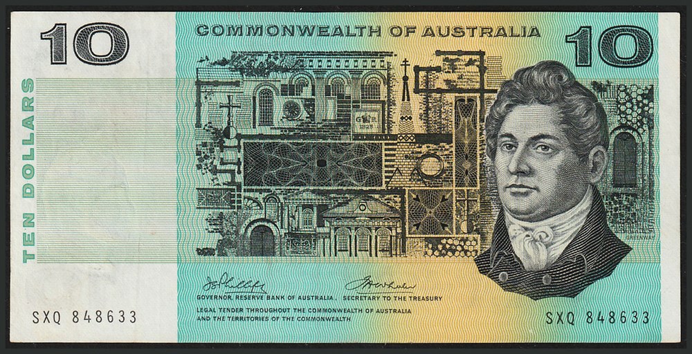 AUS-40d_10D_SXQ 848633_R billets oceanie australie aus 40d 10d sxq 848633 r