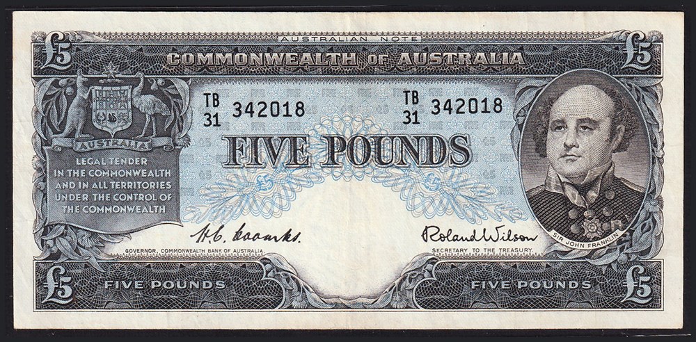AUS-31_5P_TB31 342018_R billets oceanie australie aus 31 5p tb31 342018 r