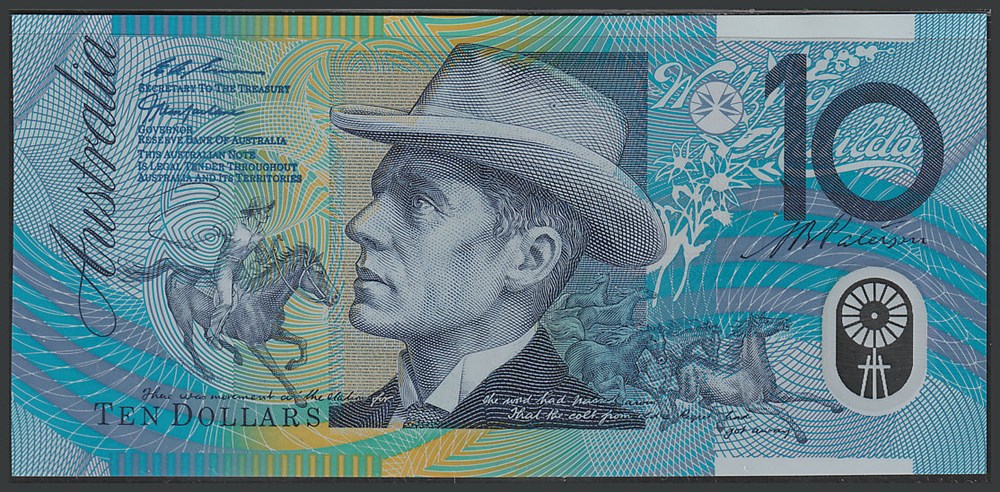 billets oceanie australie aus 52b3 10d cl98203031 r