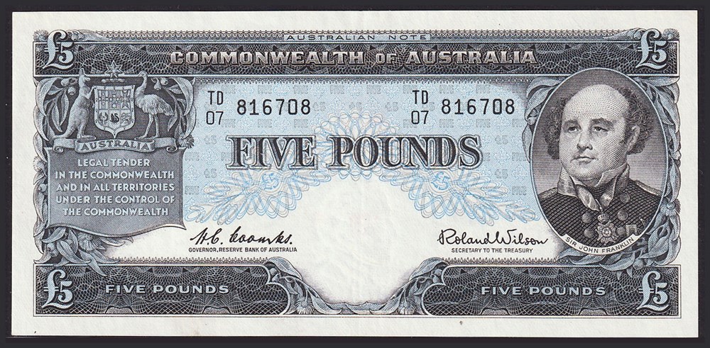 AUS-35_5P_TD07 816708_R billets oceanie australie aus 35 5p td07 816708 r