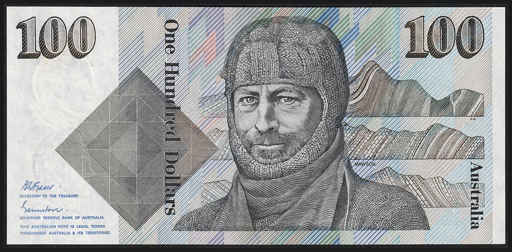 AUS-48b_100D_ZFE ZFE 950473_R billets oceanie australie aus 48b 100d zfe zfe 950473 r
