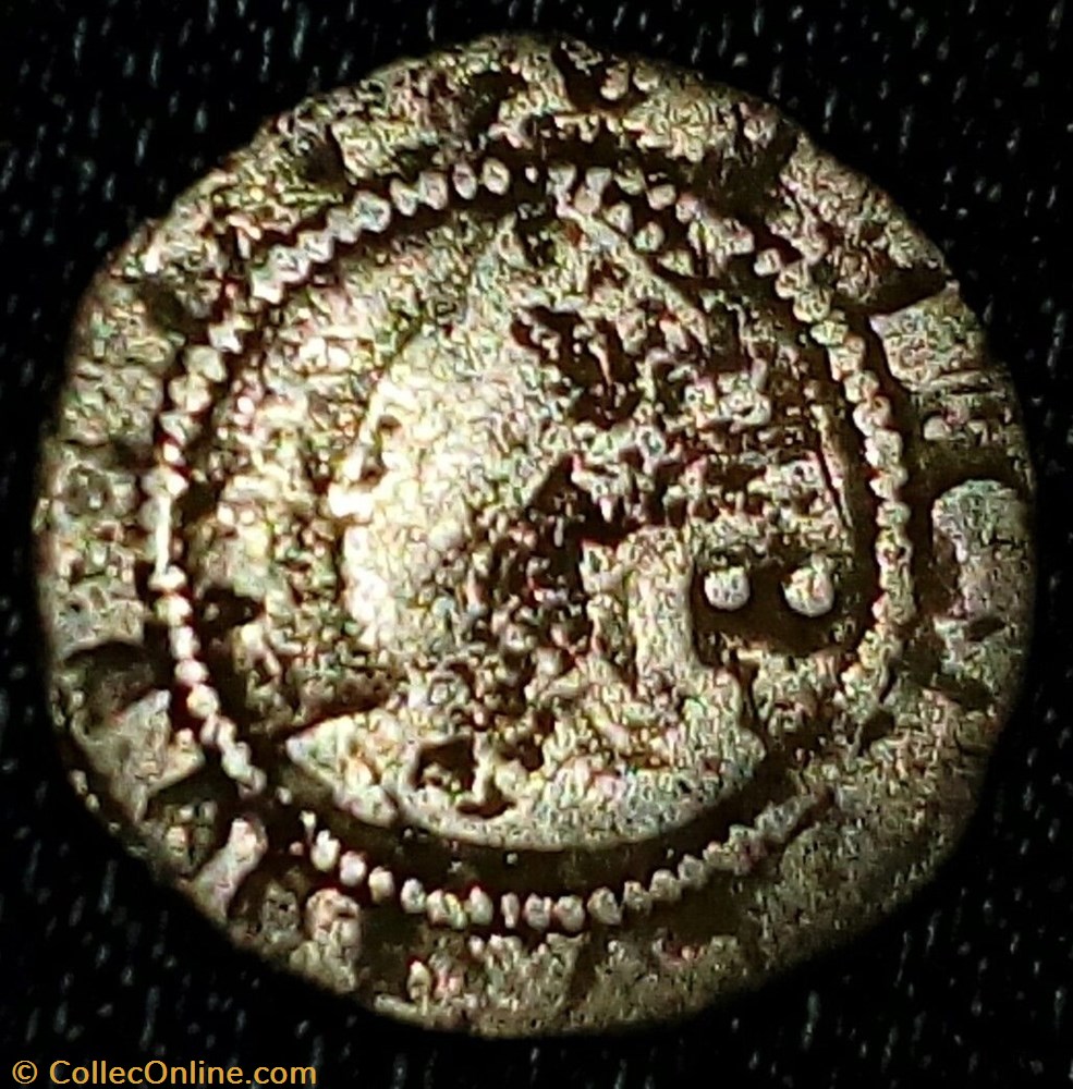 Elizabeth I, 1582-1583, half groat coin elizabeth i 1582 1583 half groat