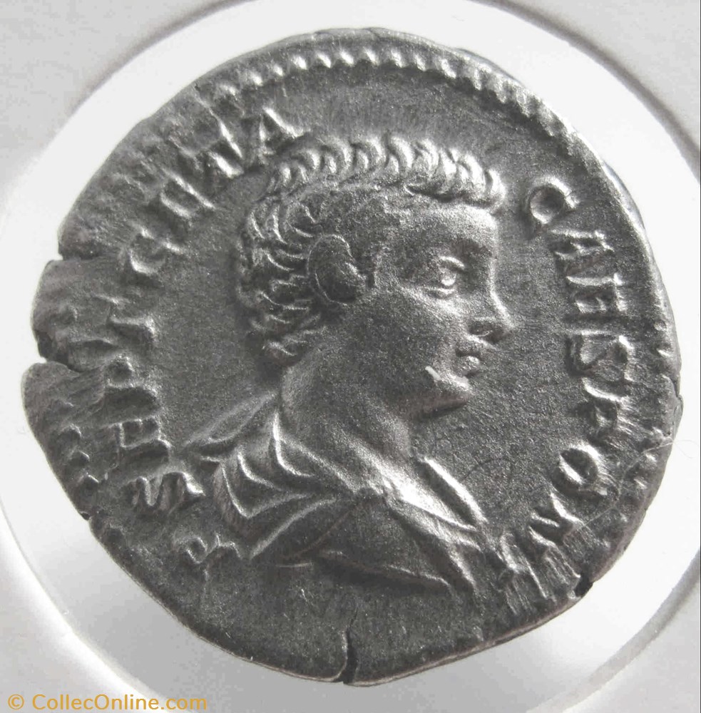 Geta (as Caesar) AR Denarius coin ancient b to roman imperial geta as caesar ar denarius