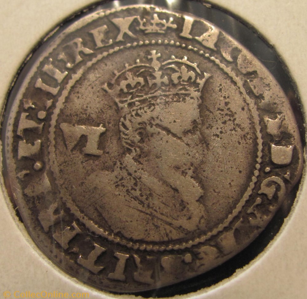coin james i 1606 sixpence